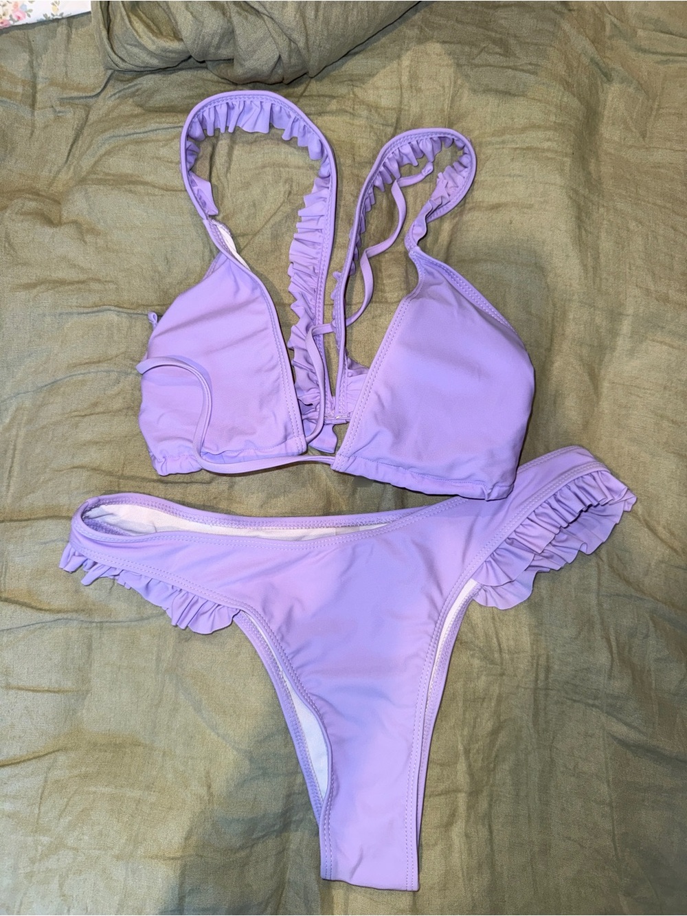 Bow bathing suit set